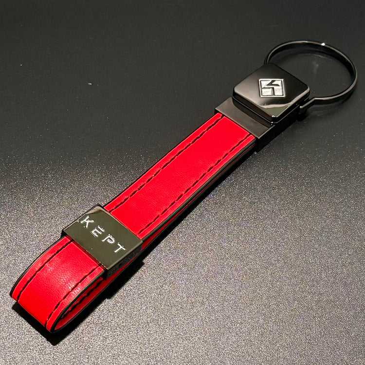 Short Red Designer Lanyard