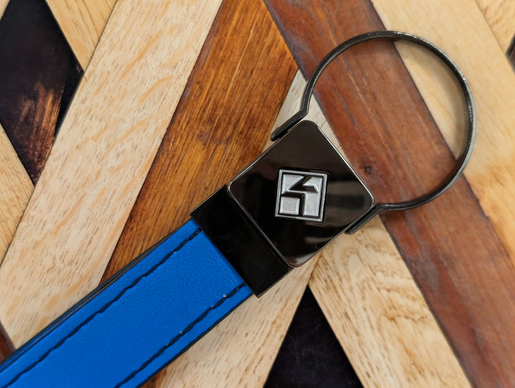 Luxury Key Lanyard Blue
